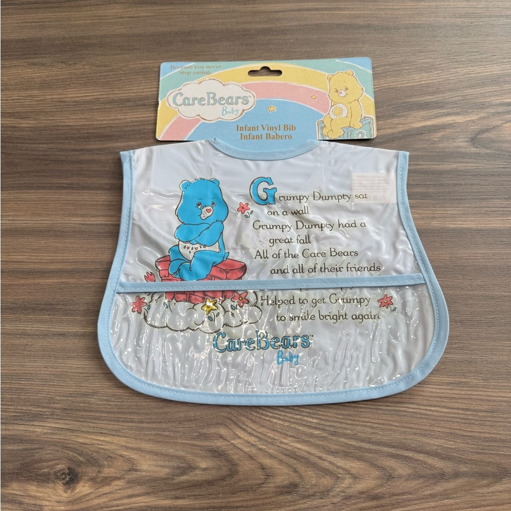 Care Bears Baby Blue Infant Vinyl Bib